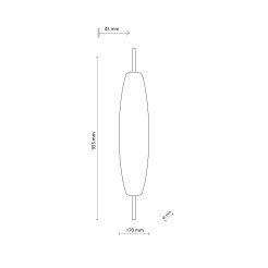 MAREVA L ORZECH LED KINKIET 11434