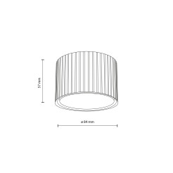 FERRO CHAMPAGNE DOWNLIGHT+ GX53 11657