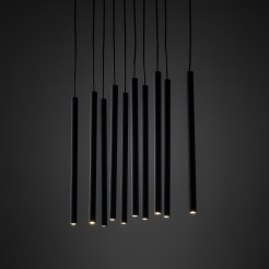 FERRO BLACK LAMPA WISZĄCA 10XG9 LISTWA 11489