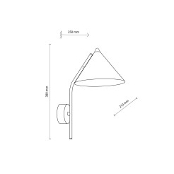 CONO SABIA KINKIET 1XE27 11474