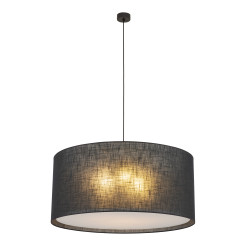 LARGO BLACK LAMPA WISZĄCA 3XE27 11486