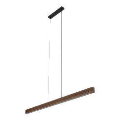 VIGA WOOD LED SOSNA SZCZOTKOWANA ORZECH LAMPA WISZĄCA 11653