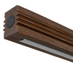 VIGA WOOD LED SOSNA SZCZOTKOWANA ORZECH LAMPA WISZĄCA 11653