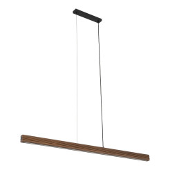 VIGA WOOD LED SOSNA SZCZOTKOWANA ORZECH LAMPA WISZĄCA 11653
