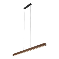 VIGA WOOD LED SOSNA SZCZOTKOWANA ORZECH LAMPA WISZĄCA 11653