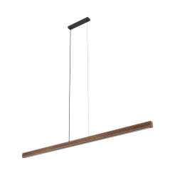 VIGA WOOD LED SOSNA SZCZOTKOWANA ORZECH LAMPA WISZĄCA 11654