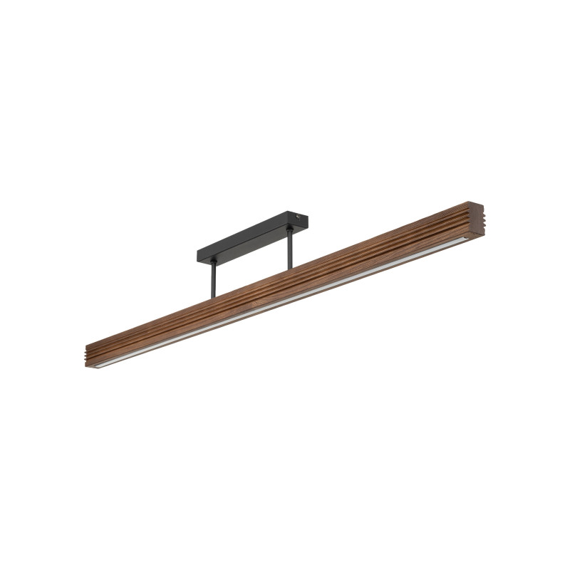 VIGA WOOD LED SOSNA SZCZOTKOWANA ORZECH LAMPA SUFITOWA 11692