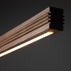 VIGA WOOD LED SOSNA SZCZOTKOWANA ORZECH LAMPA SUFITOWA 11692