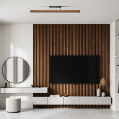VIGA WOOD LED SOSNA SZCZOTKOWANA ORZECH LAMPA SUFITOWA 11692