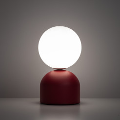 MIKI BURGUND LAMPKA NOCNA 1XG9 16216