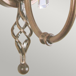 Kinkiet Aegean - 1 źródło światła - Postarzany mosiądz AG1-AGED-BRASS