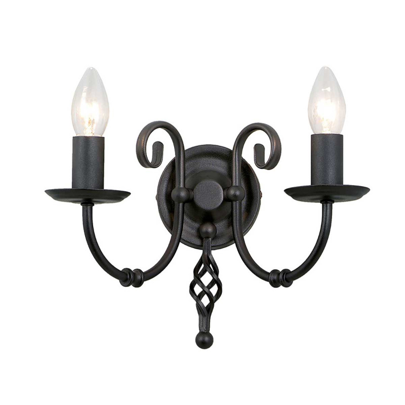 Kinkiet Artisan - 2 źródła światła - Czarny ART2-BLACK