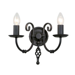 Kinkiet Artisan - 2 źródła światła - Czarny ART2-BLACK