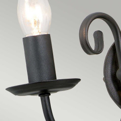 Kinkiet Artisan - 2 źródła światła - Czarny ART2-BLACK