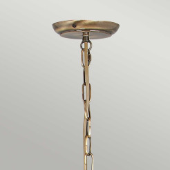 Żyrandol Artisan - 3 źródła światła - Postarzany mosiądz ART3-AGD-BRASS