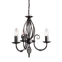 Żyrandol Artisan - 3 źródła światła - Czarny ART3-BLACK