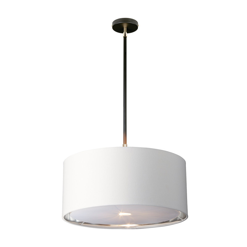 Lampa wisząca Balance - 1 źródło światła - Czarny, polerowany nikiel BALANCE-P-BKPN