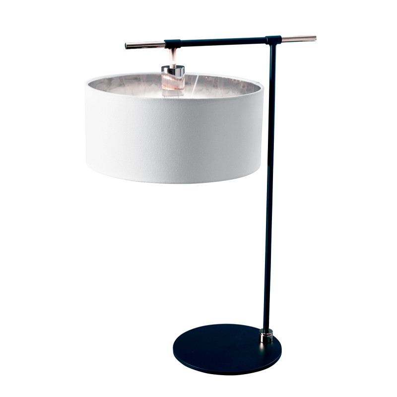 Lampa stołowa Balance - 1 źródło światła - Czarny, polerowany nikiel BALANCE-TL-BKPN