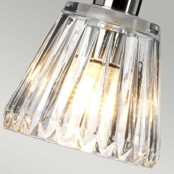 Lampa wisząca Agatha - 1 źródło światła - Polerowany chrom BATH-AGATHA1P-PC