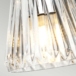 Lampa wisząca Agatha - 4 źródła światła - Polerowany chrom BATH-AGATHA3P-PC