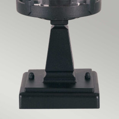 Latarnia cokołowa Hereford BL12 - 1 źródło światła - Czarny BL12-BLACK