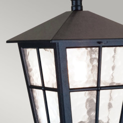 Latarnia wisząca Canterbury BL48M - 1 źródło światła - Czarny BL48M-BLACK
