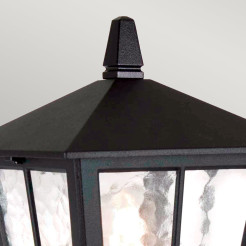 Latarnia cokołowa Canterbury BL50M - 1 źródło światła - Czarny BL50M-BLACK