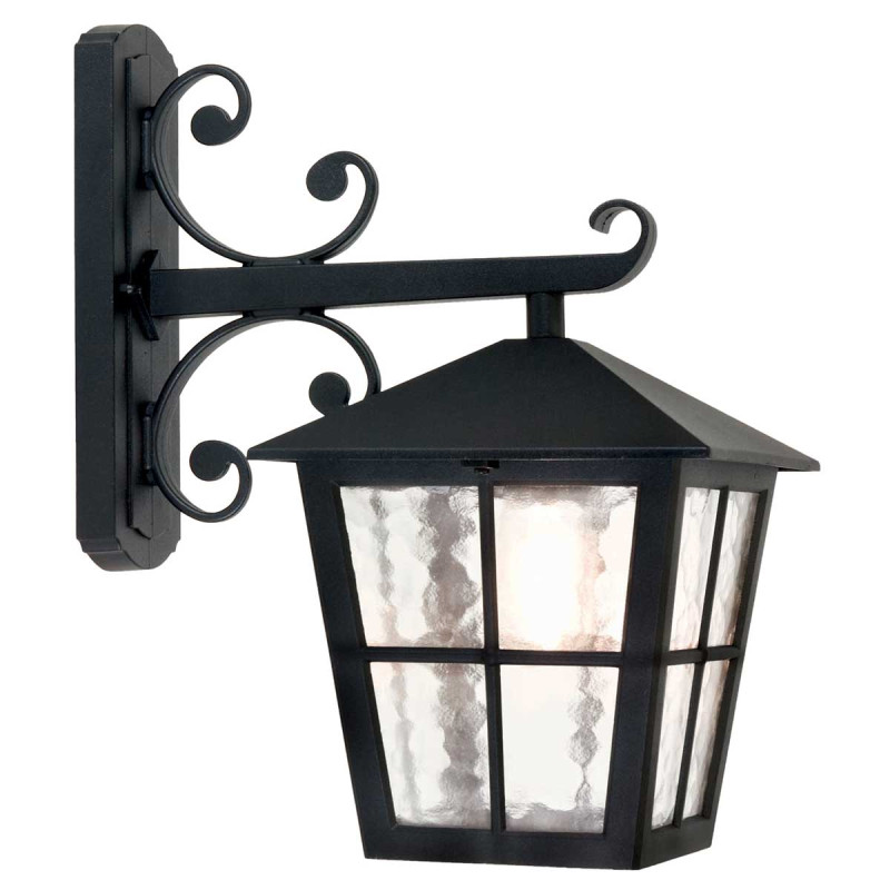 Latarnia naścienna Canterbury BL52M - 1 źródło światła - Czarny BL52M-BLACK