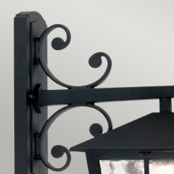 Latarnia naścienna Canterbury BL52M - 1 źródło światła - Czarny BL52M-BLACK
