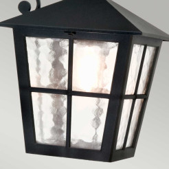Latarnia naścienna Canterbury BL52M - 1 źródło światła - Czarny BL52M-BLACK