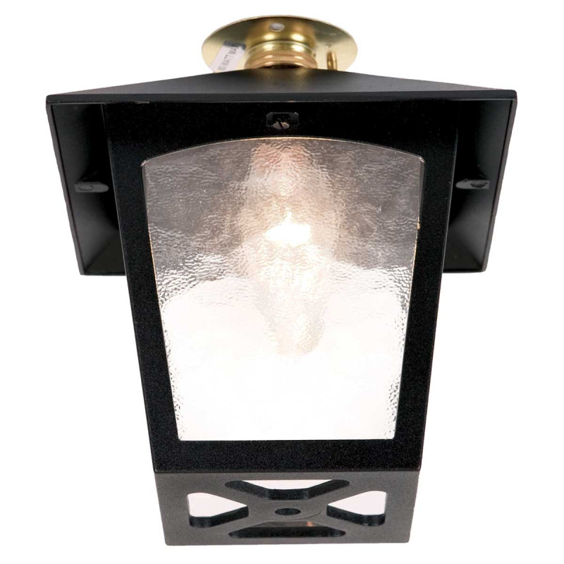 Plafon ogrodowy York BL6C - 1 źródło światła - Czarny BL6C-BLACK