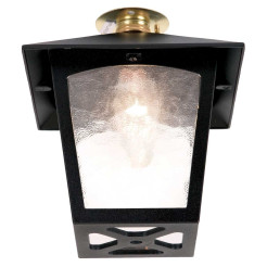 Plafon ogrodowy York BL6C - 1 źródło światła - Czarny BL6C-BLACK