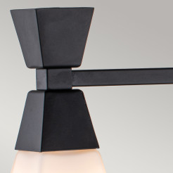 Kinkiet Bowtie - 3 źródła światła - Matowa czerń BOWTIE-3-MB