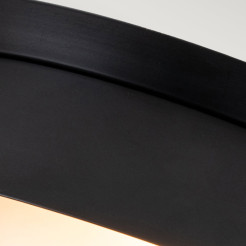 Mały plafon Bowtie - 2 źródła światła - Matowa czerń BOWTIE-F-MB