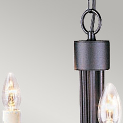 Żyrandol Chartwell - 5 źródeł światła - Czarny CH5-BLACK