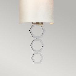 Mały kinkiet Clark - 1 źródło światła - Polerowany chrom CLARK-SMALL-PC