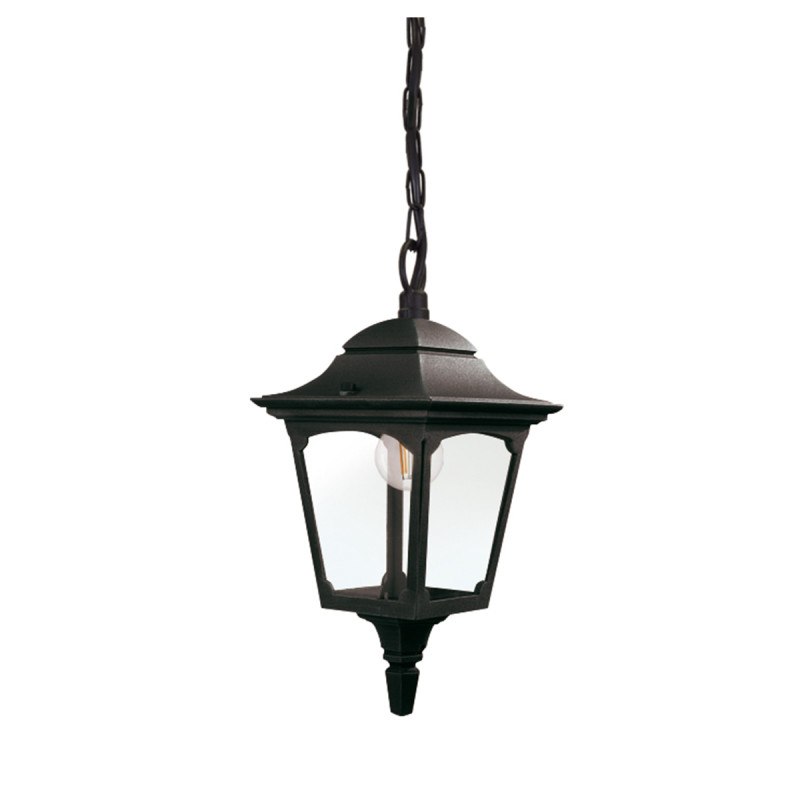 Mała latarnia wisząca Chapel Mini CPM9 - 1 źródło światła - Czarny CPM9-BLACK