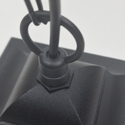 Mała latarnia wisząca Chapel Mini CPM9 - 1 źródło światła - Czarny CPM9-BLACK