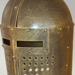 Lampa stołowa Crusader - 1 źródło światła - Oksydowany brąz CRUSADER-T-L