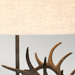 Lampa stołowa Angus - 1 źródło światła - Brązowa patyna DL-ANGUS-TL