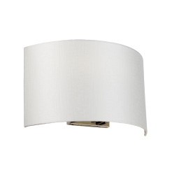 Duży kinkiet Cooper - 2 źródła światła - Polerowany chrom DL-COOPER-L-IV-PC