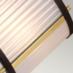 Lampa wisząca Corona - 2 źródła światła - Ciemnobrązowy, postarzany mosiądz DL-CORONA-2P-BAB
