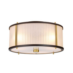 Lampa wisząca Corona - 3 źródła światła - Ciemnobrązowy, postarzany mosiądz DL-CORONA-3P-BAB
