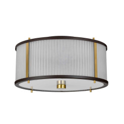 Lampa wisząca Corona - 3 źródła światła - Ciemnobrązowy, postarzany mosiądz DL-CORONA-3P-BAB