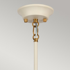Lampa wisząca Cosmos - 9 źródeł światła - Kremowy, postarzany mosiądz DL-COSMOS9