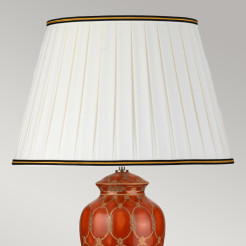 Lampa stołowa Datai - 1 źródło światła - Czerwony, złoty DL-DATAI-TL