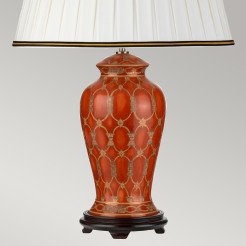 Lampa stołowa Datai - 1 źródło światła - Czerwony, złoty DL-DATAI-TL