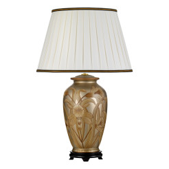 Lampa stołowa Dian - 1 źródło światła - Srebrny, złoty DL-DIAN-TL