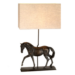 Lampa stołowa Dorado - 1 źródło światła - Brązowa patyna DL-DORADO-TL