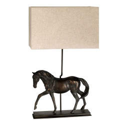Lampa stołowa Dorado - 1 źródło światła - Brązowa patyna DL-DORADO-TL